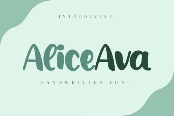 Alice Ava: A Handdrawn Font for Memorable Brand Communication