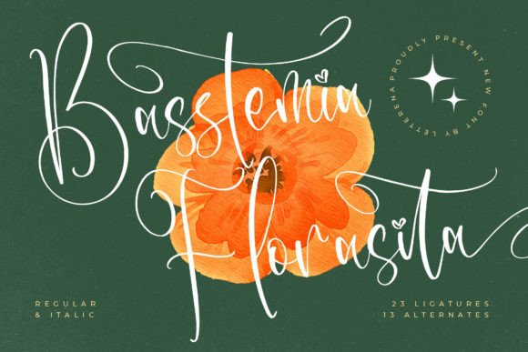 Basstemia Florasita Font: A Graceful Upgrade for Your Brand