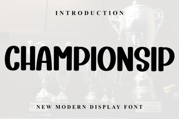 Championsip: A Festive Font for Editorial Charm