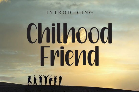 Chilhood Friend: A Font for Gentle Editorial Design