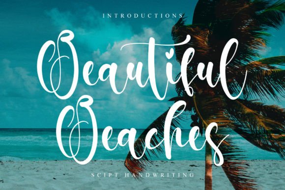 Choosing Beautiful Beaches Font for Brand Identity Projects