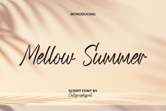 Choosing Mellow Summer Font for a Polished Web Layout