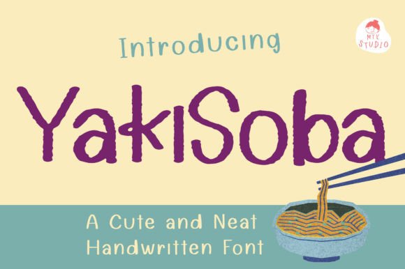 Choosing Yakisoba: A Friendly Handwritten Font for Modern Websites
