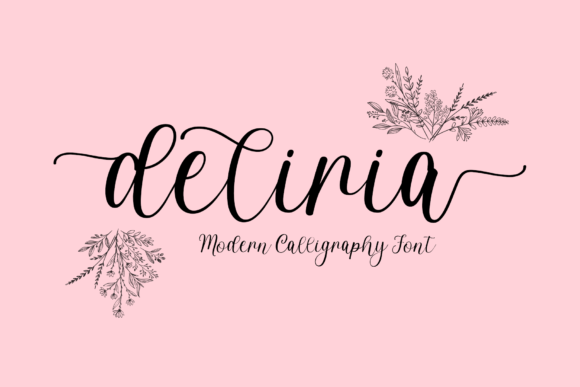 Deliria: A Modern Calligraphy Font for Editorial Mood and Identity