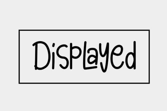 Displayed: The Friendly Handwritten Font for Editorial Design