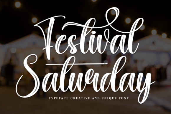Festival Saturday: The Elegant Font Your Brand Deserves