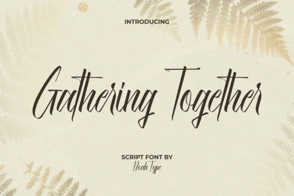 Gathering Together: A Signature Font for Editorial Mood