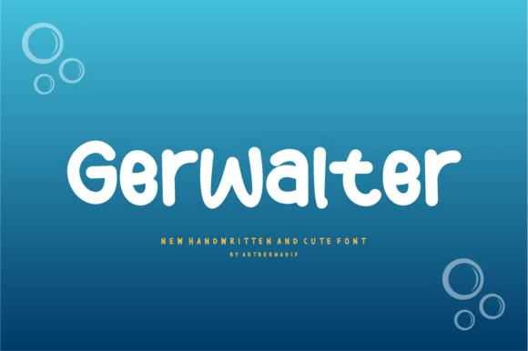 Gerwalter: A Crafters Essential Handwritten Font
