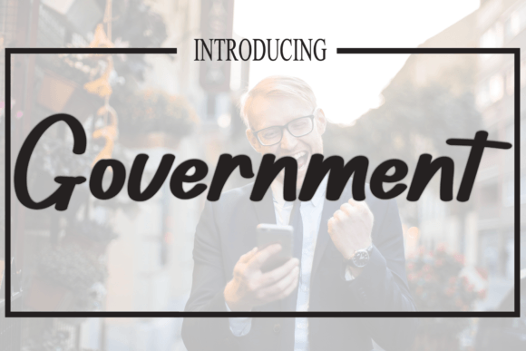 Government Font: The Versatile Handwritten Design for Creative Makers