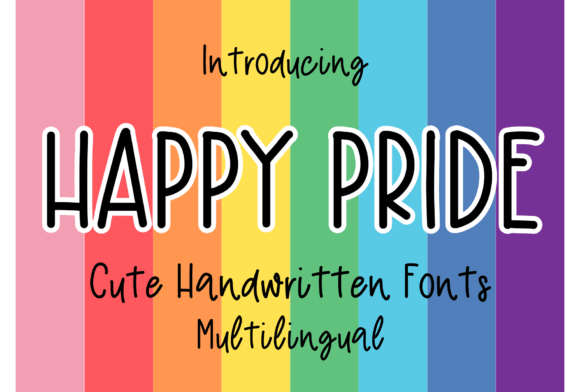 Happy Pride: A Whimsical Font for Editorial Personality