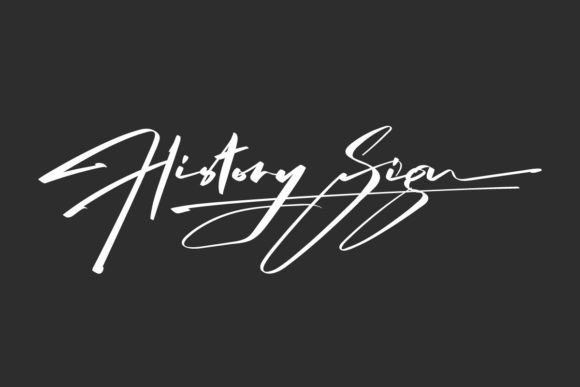 History Sign Font: Testing a Bold Script in Real Branding