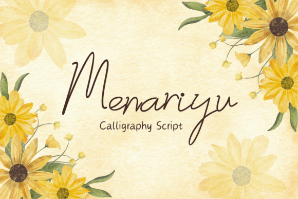 Menariyu: A Sweet Handwritten Font for Friendly Web Design