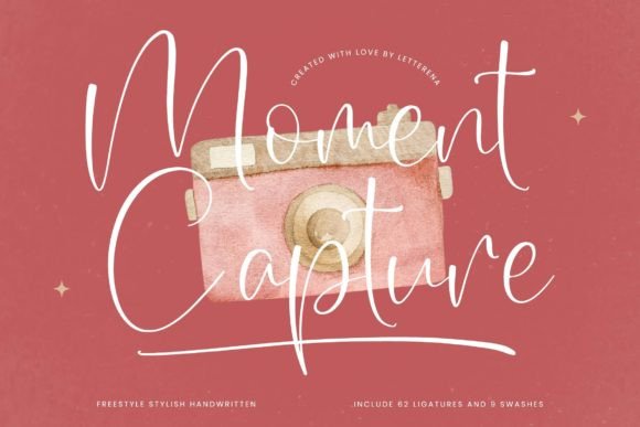 Moment Capture: A Script Font with Expressive Finesse