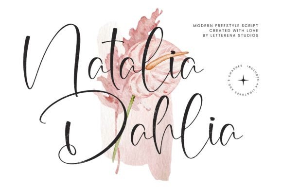 Natalia Dahlia: A Designer's Review of an Elegant Handwritten Font