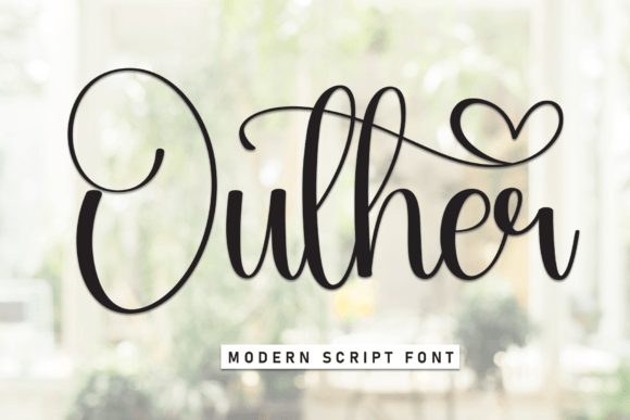 Outher: A Script Font for Editorial Mood and Identity