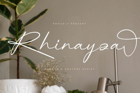 Rhinayza: The Luxury Script Font That Polishes Your Brand