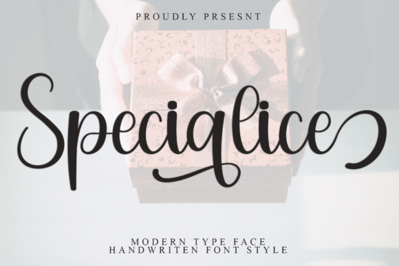 Specialice: A Script Font for Editorial Mood and Identity