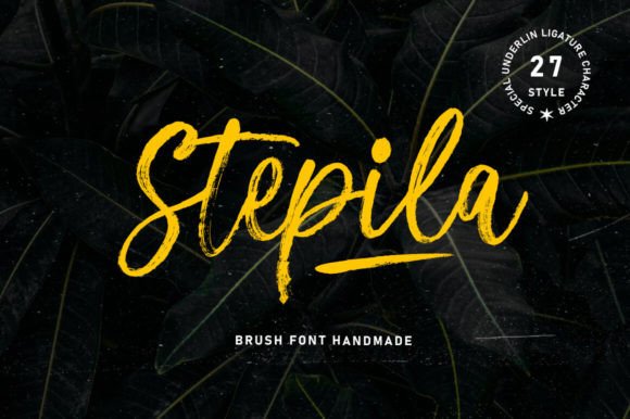 Stepila: A Script Font That Speaks with a Delicate Confidence