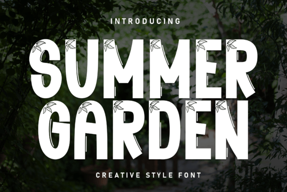 Summer Garden Font: Bringing Warm Personality to Editorial Design