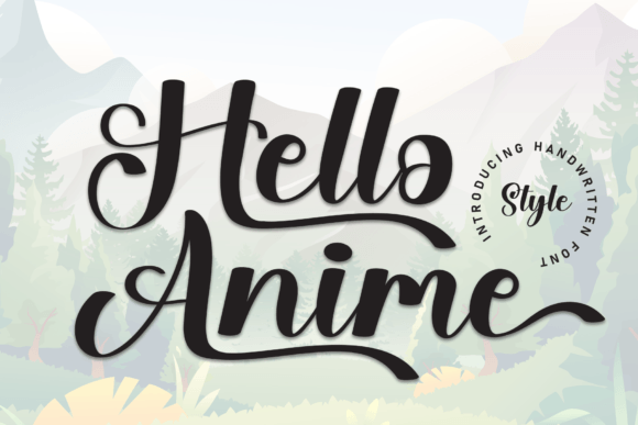 The Hello Anime Font: A Friendly Script for Modern Digital Design